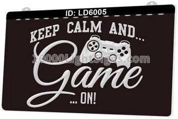 LD6005 Keep Calm And Game On