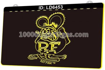 LD6453 Hot Rod Patch Rat Fink