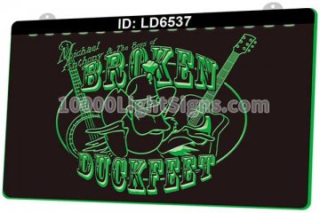 LD6537 Broken Duckfeet Guitar