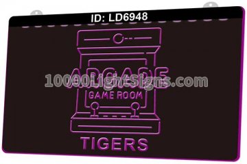 LD6948 Arcade Game Room Tigers
