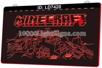 LD7420 Minecraft Sandbox Video Game