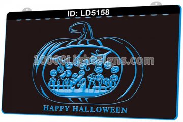LD5158 Happy Halloween Pumpkin