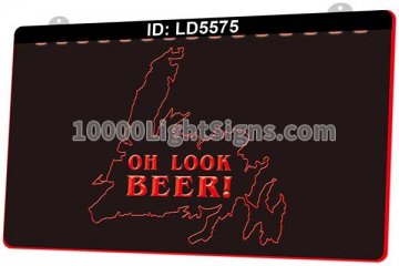 LD5575 Newfoundland Canada Map On Look Beer