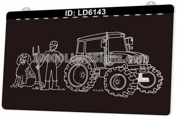 LD6143 Dog Farmer Tractor