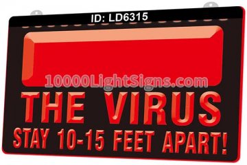 LD6315 The Virus Stay 10 15 Feet Apart