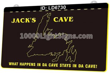 LD6730 Newfoundland Canada Map Cave