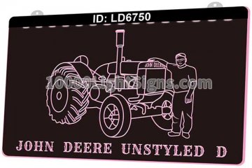 LD6750 John Deere Unstyled D Tractor