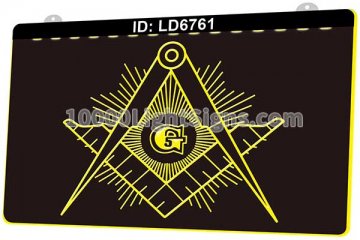 LD6761 Masonic Mason Freemason Emblem
