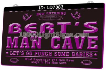 LD7083 Man Cave Lets go Punch Some Babies