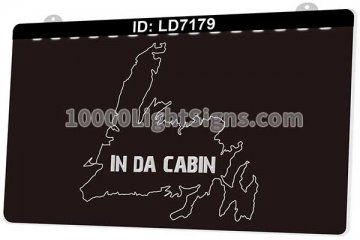 LD7179 Newfoundland Canada Map In Da Cabin