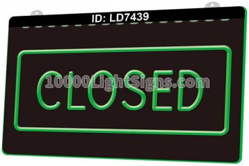 LD7439 Closed Shop Bar Pub Club