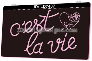 LD7487 C'est La Vie  Flower Hart