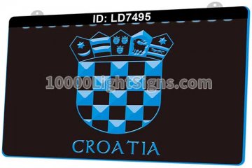 LD7495 Croatia Flag