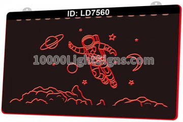 LD7560 Space Suit Astronaut Star Moon