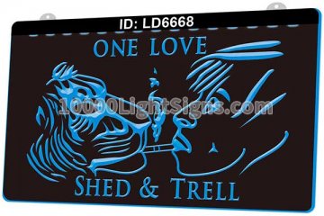 LD6668 One Love Shed Trell Smoke Lion
