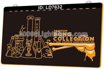 LD7632 Premium Glass Bong Collection Smoke