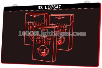 LD7647 Natural American Spirit Cigars Smoke