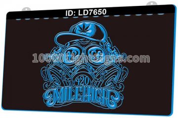 LD7650 Mile High 420 Cannabis Smoke