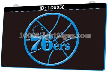 LD5058 Philadelphia 76ers PHI NBA Sports