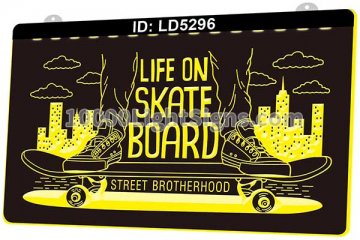 LD5296 Life on Skateboard Street Brotherhood
