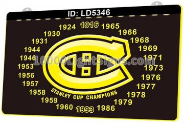 LD5346 Montreal Canadiens Ice Hockey Sports 1916 1993 Stanley Cup Champions