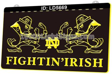 LD5669 Notre Dame Fighting Irish football