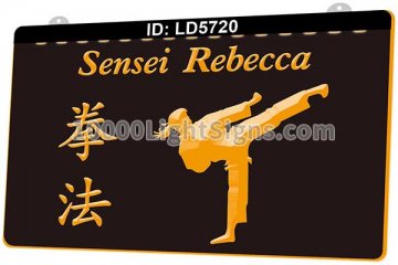 LD5720 Kick Martial arts Karate Taekwondo Sensei Rebecca