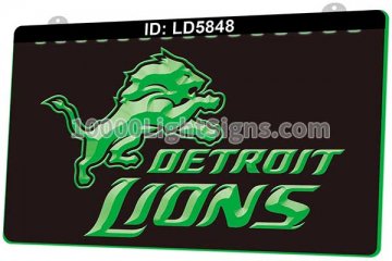 LD5848 Detroit Lions NFC NFL Helmet Sports