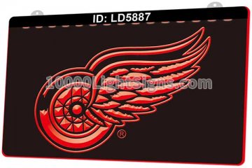 LD5887 Detriot Red Wings DET NHL Sports