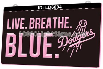 LD6004 Live Breathe Blue Los Angeles Dodgers NL MLB Sports