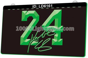 LD6161 Los Angeles Lakers LAL NBA Sports 24 Kobe Bryant