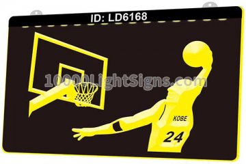 LD6168 Los Angeles Lakers LAL NBA Sports 24 Kobe Bryant