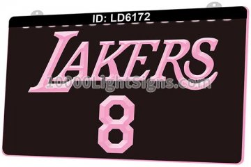 LD6172 Los Angeles Lakers LAL NBA Sports 8 Kobe Bryant