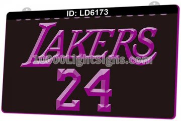 LD6173 Los Angeles Lakers LAL NBA Sports 24 Kobe Bryant