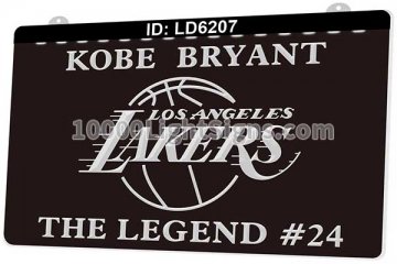 LD6207 Los Angeles Lakers LAL NBA Sports 24 Kobe Bryant