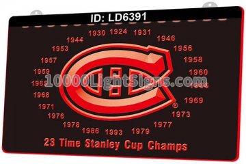 LD6391 23 Time Stanley Cup Champs Montreal Canadiens Ice Hockey Team