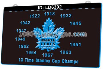 LD6392 13 Time Stanley Cup Champs Toronto Maple Leafs NHL