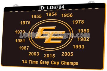 LD6794 Edmonton Eskimos Canadian football Grey Cup Champs