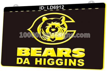 LD6912 Chicago Bears NFC NFL Sports Da Higgins