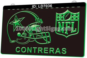 LD7036 Dallas Cowboys NFC NFL Helmet Sports