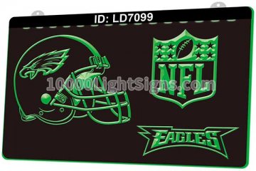 LD7099 Philadelphia Eagles NFC NFL Helmet Sports