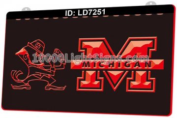 LD7251 Notre Dame Fighting Irish Football Michigan Wolverines