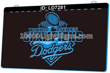 LD7281 World Series Champions Dodgers