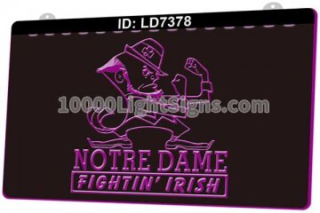 LD7378 Notre Dame Fighting Irish football