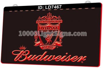 LD7467 Liverpool Football Club England Football Budweiser