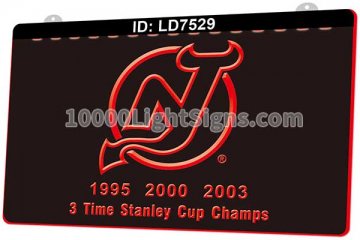 LD7529 New Jersey Devils NJD NHL Sports Stanley Cup Champs