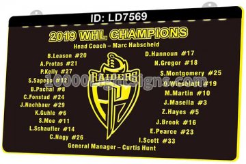 LD7569 Albert Raiders Western Hockey League 2019 Whl Champions