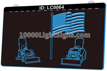 LC0064 Lawn Mower Flag