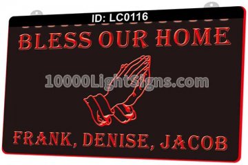 LC0116 Bless Our Home Frank Denise Jacob Hand