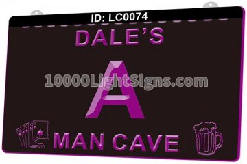 LC0074 Man Cave Poker Beer Bar